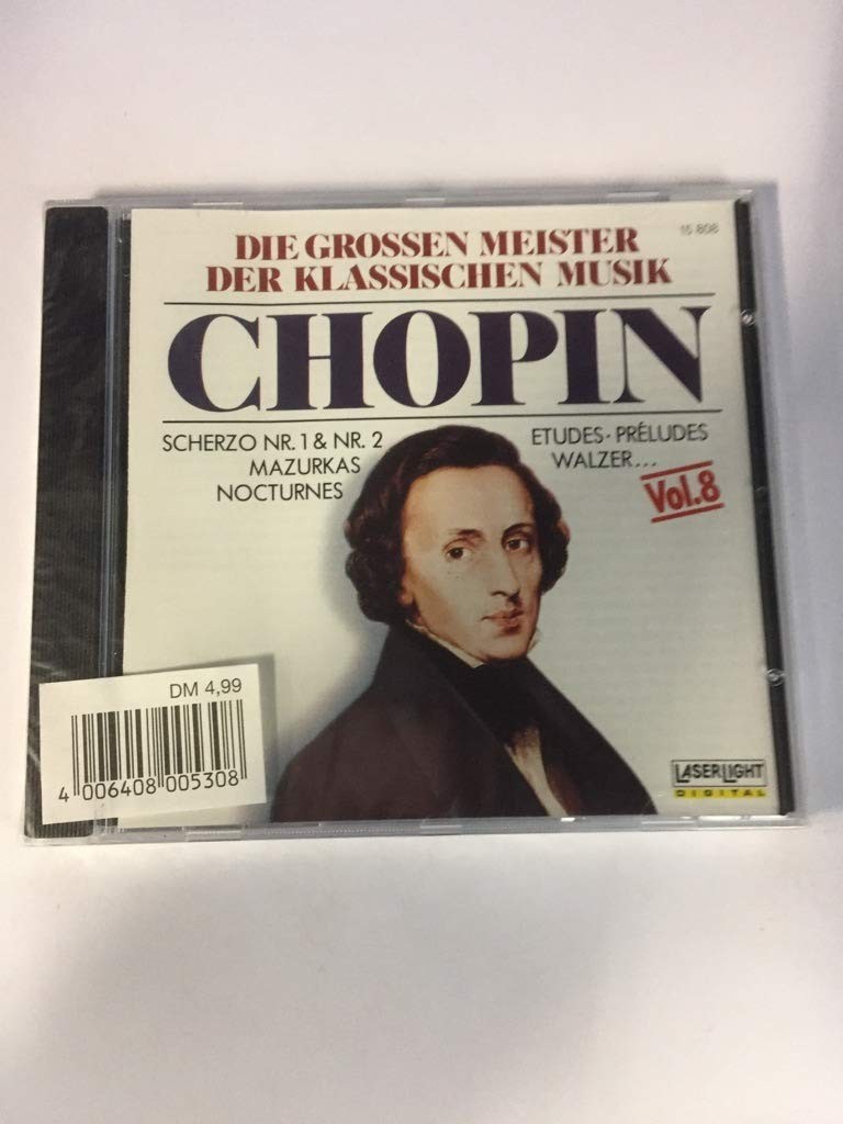 Фредерик Шопен Мастера классической музыки - Том 8. Шопен / Die grossen M (CD)