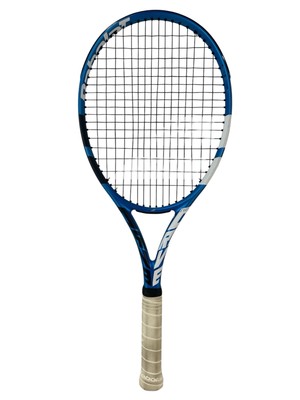 Babolat EVO Drive Lite Blue/White Tennis Racquet Grip 4 1/2 - Very Good