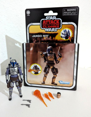 Star Wars Vintage Collection Jango Fett Angriff der Klonkrieger Action-Figur 9,5