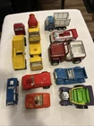 ￼ 11 Vintage Pressed  Steel Tonka Topper Truck Jeep Cement Truck Dump Vega Buggy