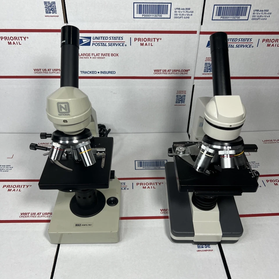 批量 2 个显微镜 / 国家型号 131 &? - * 按原样 - 两个打开 - 阅读 — 第 2/4 张图片