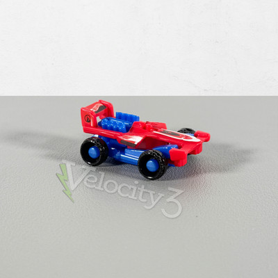 Kinder Joy Surprise Toy - Hot Wheels Car (Red & Blue Mini) 2018 Mattel