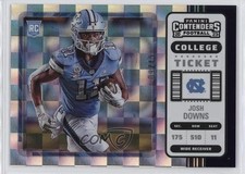 2023 Chronicles Draft Picks Contenders College Ticket Purple 9/49 Josh Downs 3hd