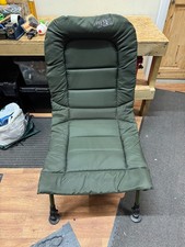 CARP COARSE FISHING TACKLE - TF GEAR GREEN, HIGH BACK, RECLINER CHAIR