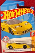 HOT WHEELS '94 BUGATTI EB110 SS 65/250 YELLOW . SEE COMBINED OFFERS 