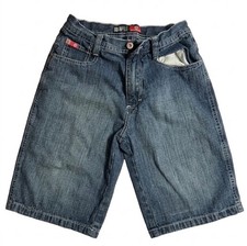 Southpole Boys Blue Denim Jean Shorts Size 14