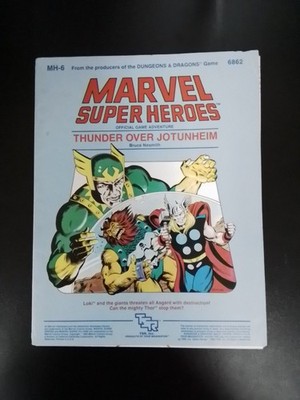 Marvel Super Heroes Thunder Over Jotunheim & Red Decoder Key Role Playing Module