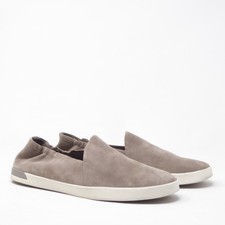 Vince Women Virgo Slip On Sneakers Taupe Suede Size 6.5