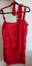 Leaderjoy Flapper Costume Women s XL 16/18 w/ Boa Headband