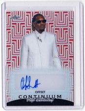 Offset 2023 Leaf Metal Pop Century Continuum Auto Card # 18/49 ! Migos