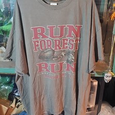 Forrest Gump Run Forrest Run Bubba Gump Shrimp Co Anaheim CA Gray Size 3xl 