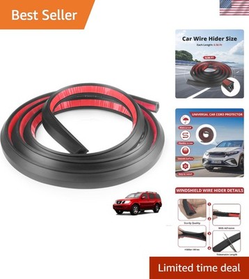 6.56 Ft Car Cable Wire Hider,Universal Roof Light Bar Wire Cover,Adhesive Bac...