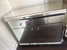 Mirrored Chest of Drawers Ideal for Bedroom or Living Room
