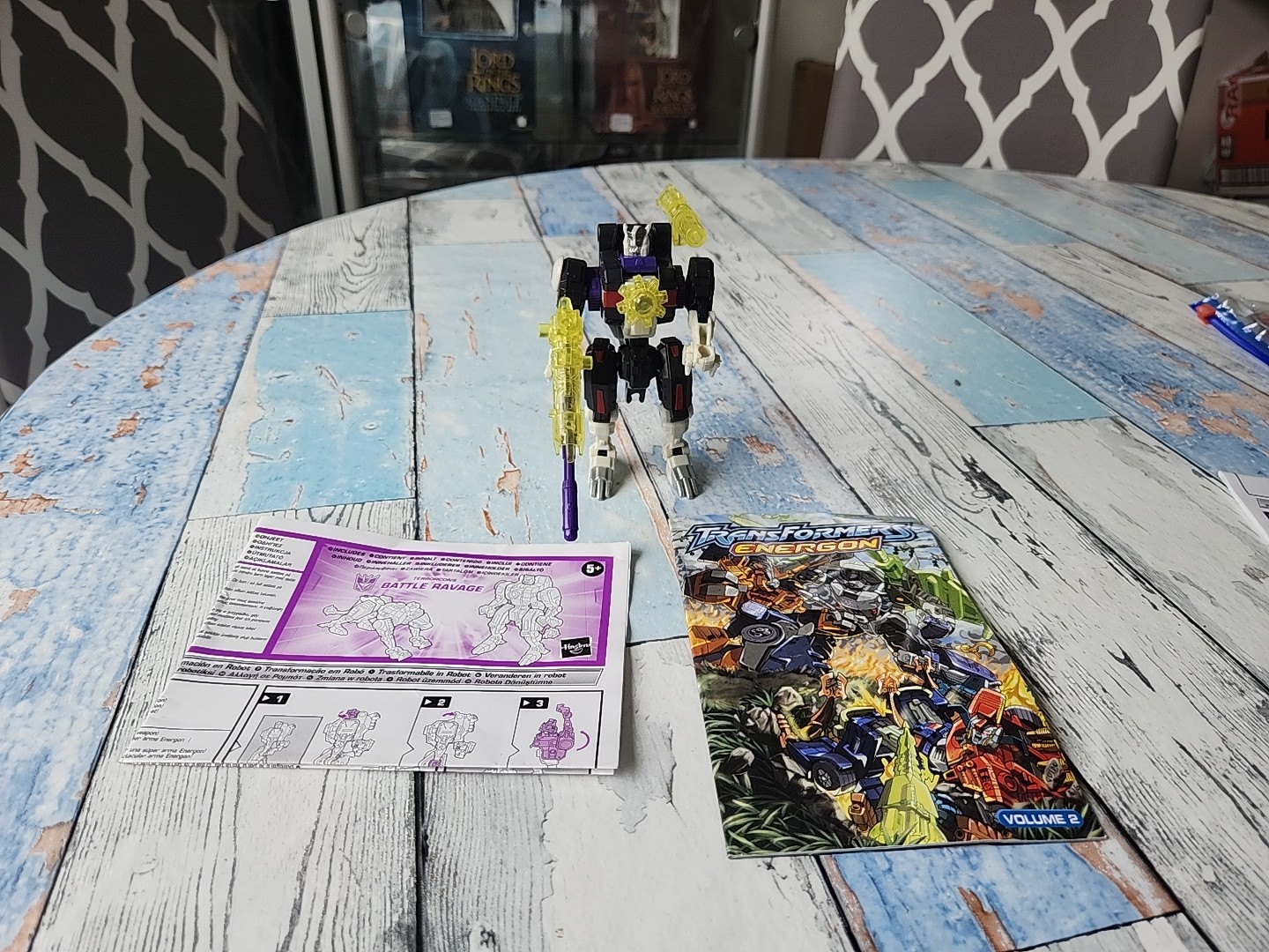 Transformers Energon Battle Ravage Complete With Accessories ( Missing Tail )