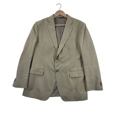 Banana Republic Blazer Men 44R Beige EUC Tessuti di Sondrio Italian Fabric