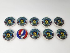 Set Of 10 Grateful Dead Dancing Bear Skull String Lights Covers Vintage 1994