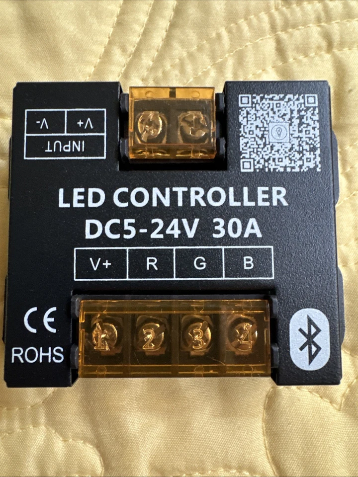 Controller musicale LED DC5-24V 30A V+RGB solo controller - Immagine 2 di 4