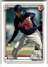2020 Bowman #BP-115 Jasseel De La Cruz 1st Prospects Atlanta Braves Baseball
