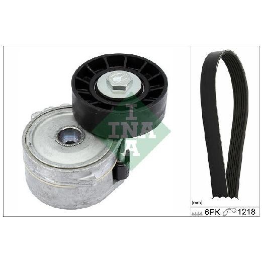 Keilrippenriemensatz FüR Volvo S40 544 2.0 04 Bis 10 INA Neu 9670068-image