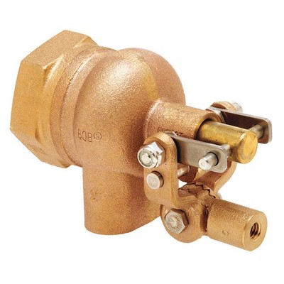 BOB R605T-1-1/2 Float Valve,1-1/2 in.,Pipe,Brass,FNPT 48RJ99