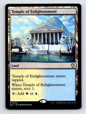 Temple of Enlightenment R Commander: Bloomburrow 339 NM