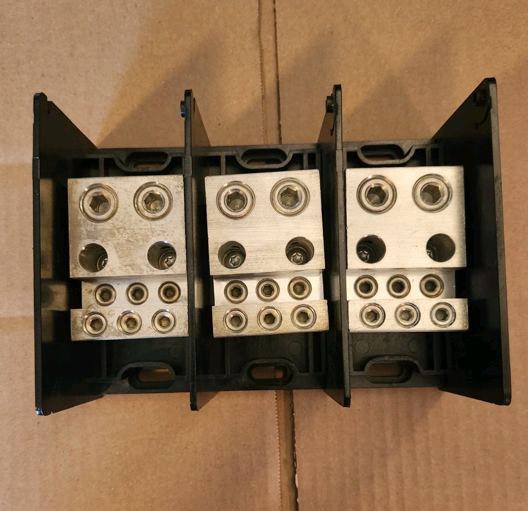 Mersen MPDB69133 Power Distribution Block Open-Style 620amp CU 1000v 3 Pole