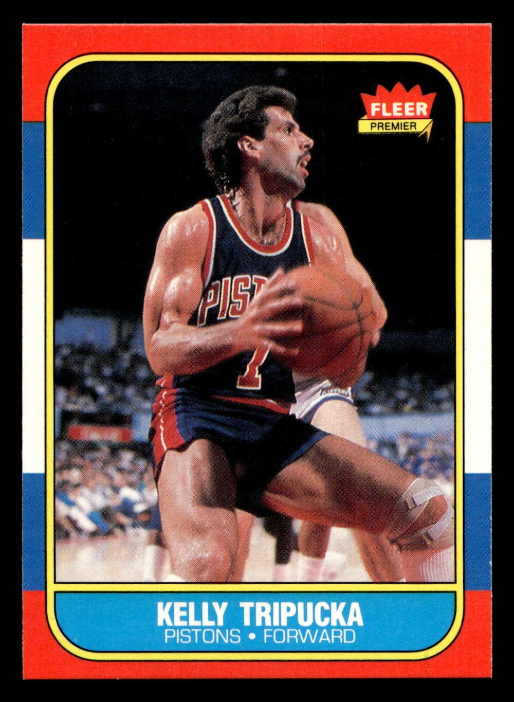 1986-87 Fleer #115 Kelly Tripucka Near Mint RC Rookie Pistons Basketb ID: 509070