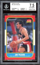 Jim Paxson Card 1986-87 Fleer #85 BGS 7.5