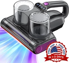 Aspiradora De Cama Inalámbrica, Rotación Del Cepillo Giratorio A 30000 RPM NUEVO