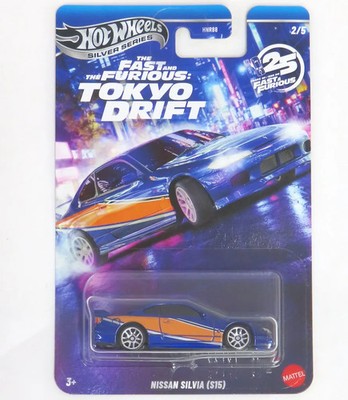 Mini car 164 Nissan Silvia S15 Hot Wheels Fast & Furious Theme Tokyo Drift