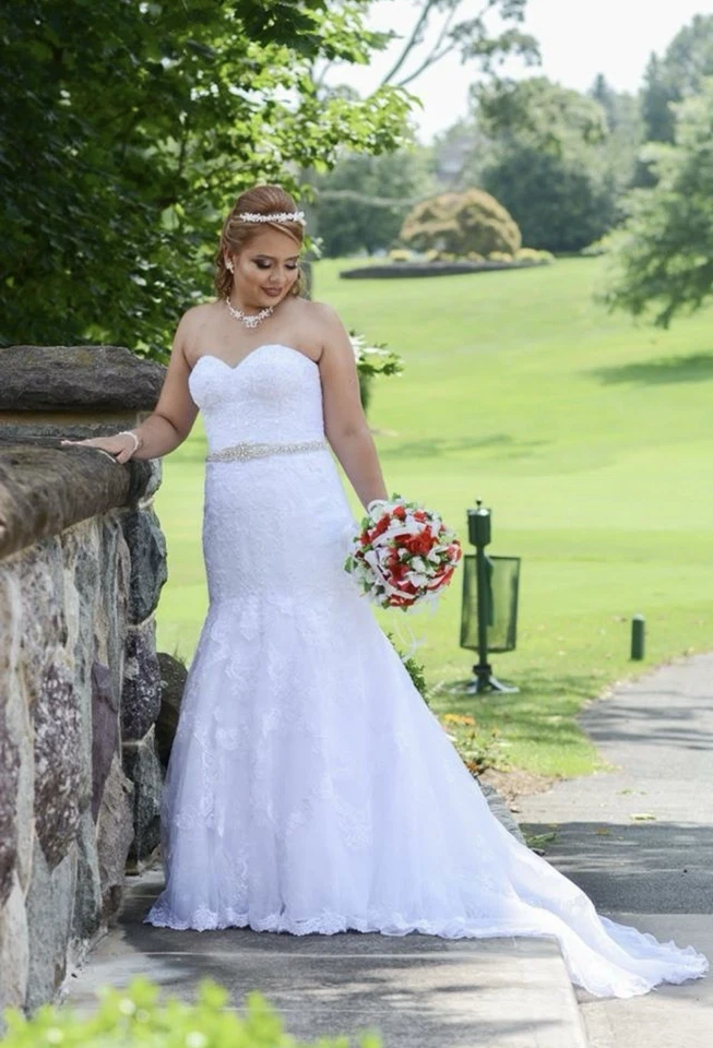 💍 Elegante Vestido de Novia David’s - Talla 8  Foto 2 de 2