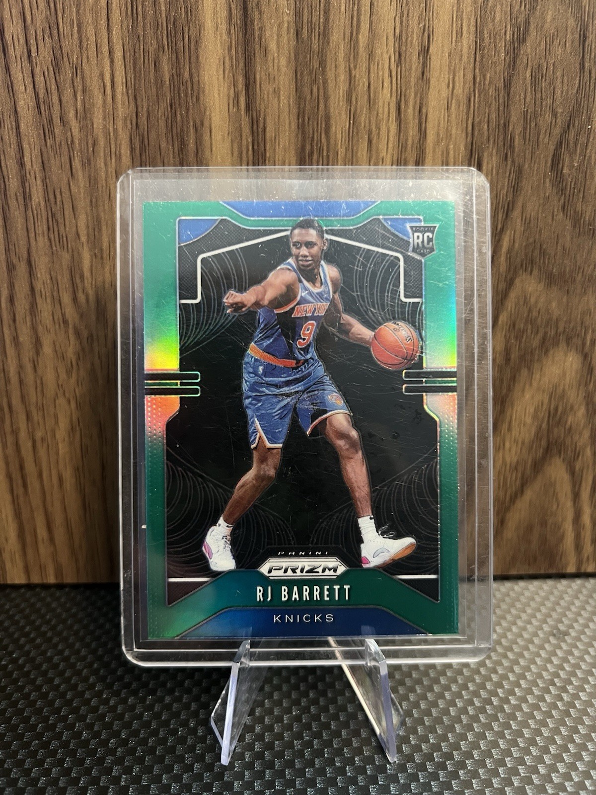2019-20 Panini Prizm Rookie RJ Barrett #250 Green Prizm Knicks & Raptors!