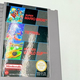 Super Mario Bros + Tetris + World Cup PAL A Nintendo NES Mattel Raro Funzionante