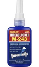 ThreadLocker Blue 242 50ml, Thread Lock Medium Strength Lock Tight for...