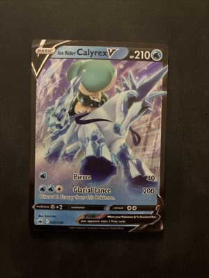 Ice Rider Calyrex V 045/198 Swsh06: Sword & Shield - Chilling Reign Holo