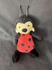 Jellycat Bashful Ladybird Ladybug Small Retired Old Style Plush A1 Condition
