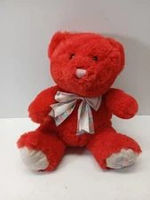 Hugfun Red Teddy Bear Stuffed Animal Plushy