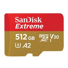 SanDisk 512G Extreme A2 V30 UHS-I U3 microSDXC Card 190MB/s