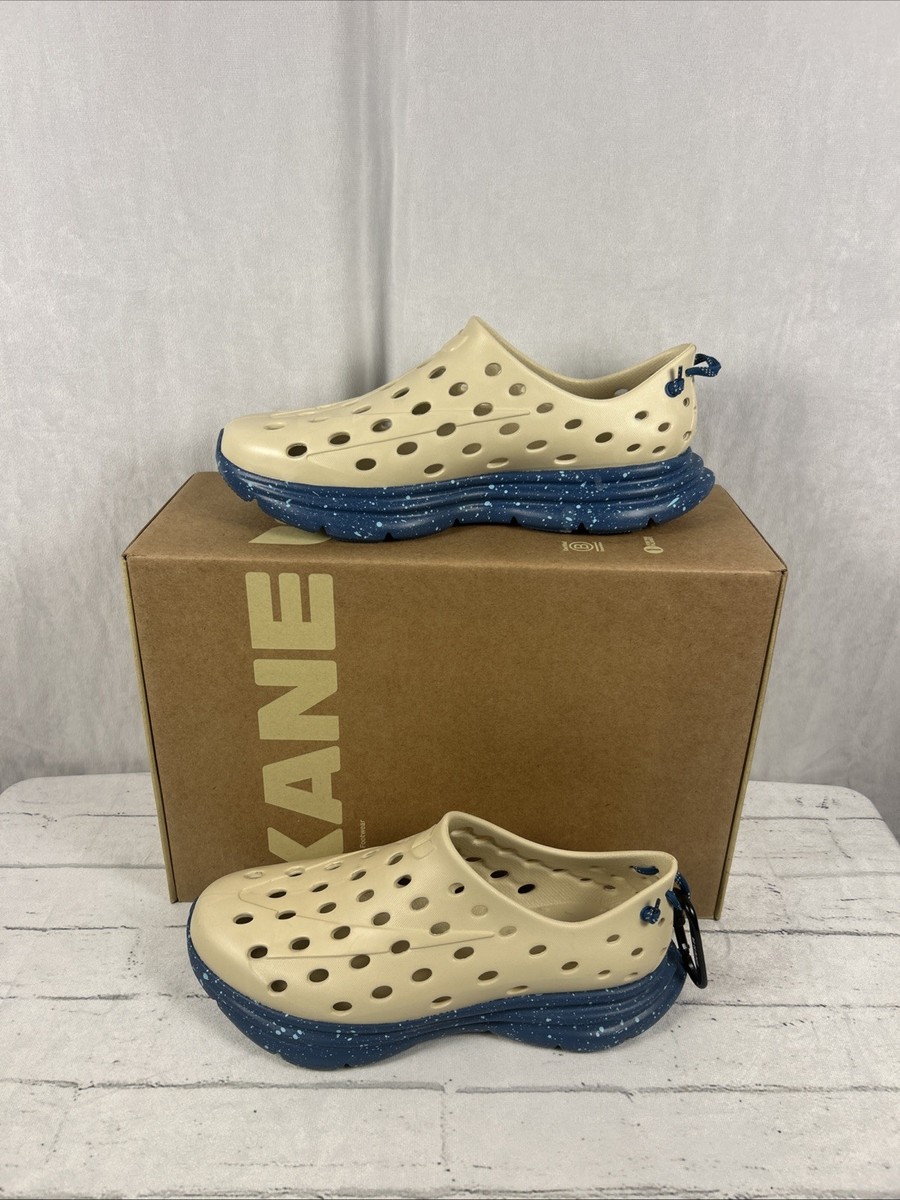 Kane Footwear Revive Recovery Shoe Tan Radiance Blue speckle Mens