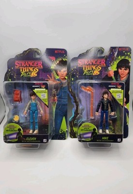 Lot Of 2 Stranger Things Tales From '85 Jazwares Eleven Mike NIH  Brand New Toy