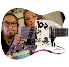 Dave Navarro of Jane's Addiction Autographed "Duel Diagnosis" 1/1 Graphics Guita