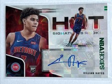 2020-21 Panini NBA Hoops - Hot Signatures Rookie Green Killian Hayes #HR-KHY