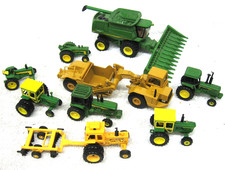10 1/64 JOHN DEERE CAT NORSCOT TRACTOR LOT 9860STS COMBINE 4440 820 IH 21456