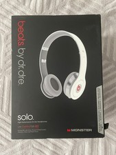 Monster Beats Solo By Dr Dre Ltd Ed Headphones-White