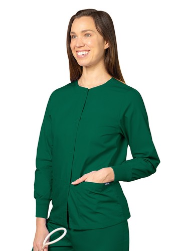 Adar Women Medical Nursing Workwear Uniform Long Sleeve Warm Up Scrub Jacket - Picture 108 of 140