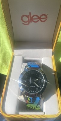 Classic Time Wrist Watch-Glee TM-New-in Box-may Need  Battery Colorful Band
