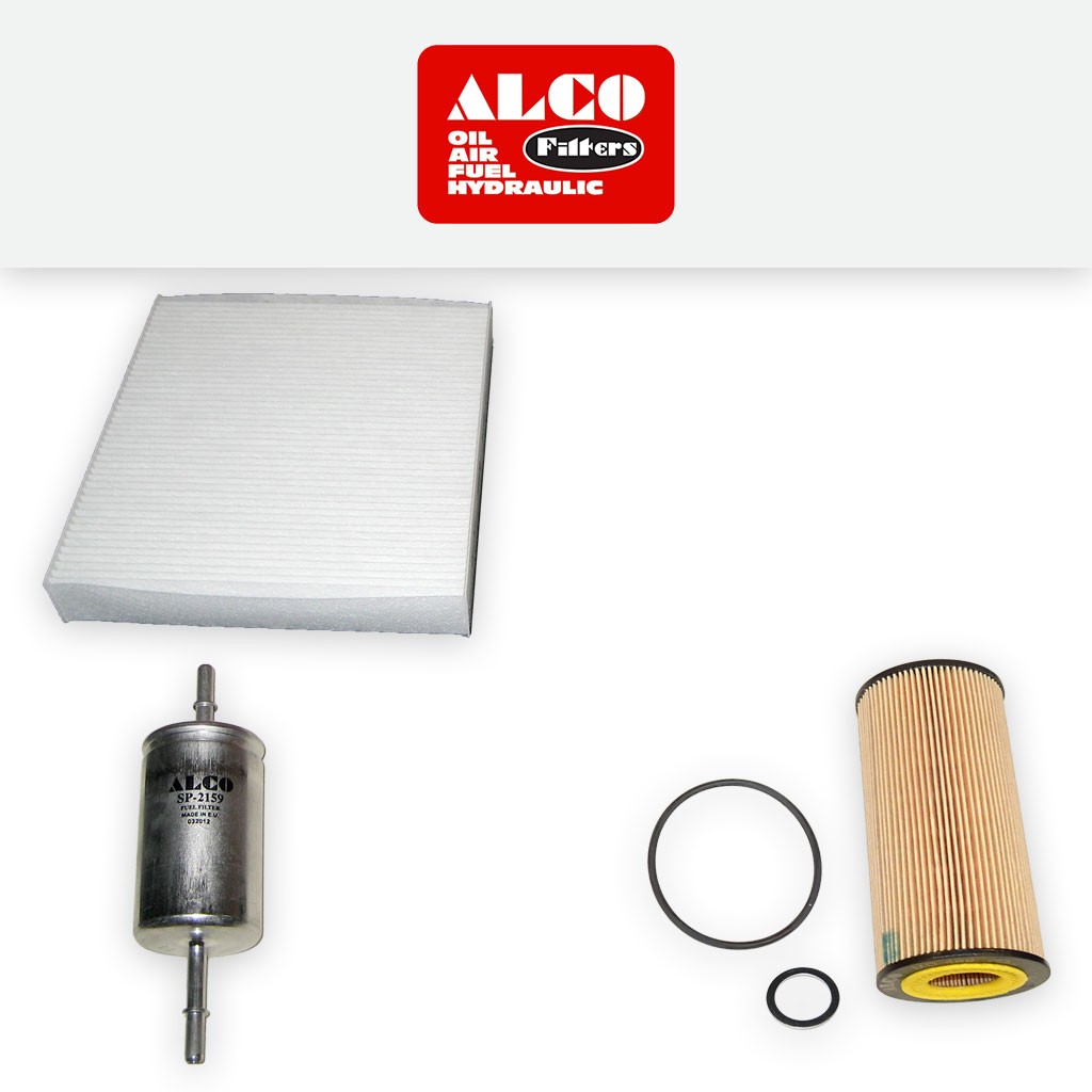 Volvo C30 S40 V50 2.4 2.5 2004-2012 Service kit -  ALCO Oil Fuel Cabin Filters