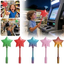 Bacchetta magica stampata in 3D porta carte di credito accessorio divertente per rave, feste e scherzi