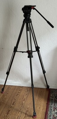 Sachtler Stativ mit Fluidkopf FSB 8 für DSLR/Camcorder inkl. Transporttasche