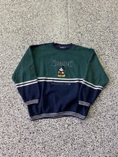 Vintage 90s Mickey Mouse Embroidered Crewneck Sweatshirt Walt Disney World XL
